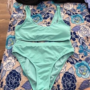 High waisted bikini, never worn!